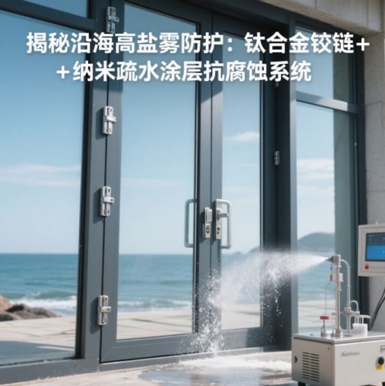 揭秘沿海高鹽霧防護(hù)：鈦合金鉸鏈+納米疏水涂層抗腐蝕系統(tǒng)