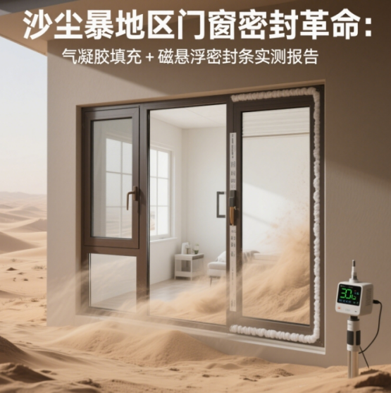 沙塵暴地區(qū)門(mén)窗品牌密封革命：氣凝膠填充+磁懸浮密封條實(shí)測(cè)報(bào)告