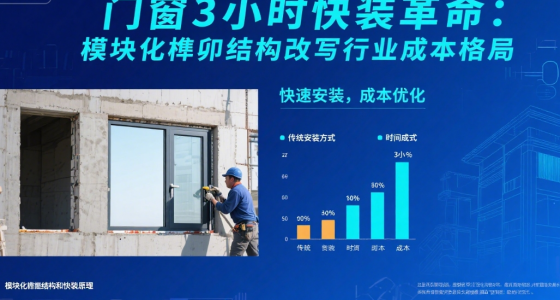 門窗知名品牌3小時快裝革命：模塊化榫卯結(jié)構(gòu)改寫行業(yè)成本格局